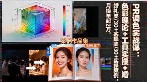 PR调色实战课：色彩理论+工具实操+婚礼医美/30+实操案例，月接单超2万-副业严选