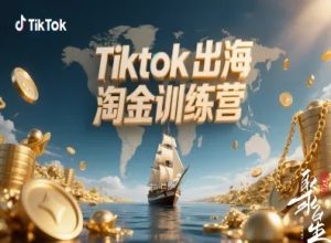 Tiktok出海淘金训练营,跨境电商TK实战变现-副业严选