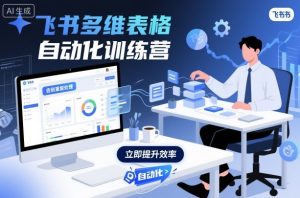 飞书多维表格自动化训练营，手把手教你告别重复处理，用多维表格开启高效办公新模式-副业严选