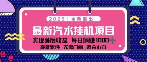 2025最新汽水音乐挂机项目 每天几分钟 轻松上w-副业严选