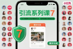 引流系列课7，小红书矩阵引流获客新玩法，低风险图文高效引流-副业严选
