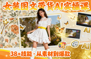 女装图文带货的AI实操课-副业严选