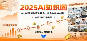 2025AI知识圈，从技术深度与商业视角，复盘全年AI大事，全面了解行业趋势-副业严选
