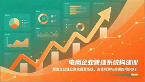 电商企业管理系统构建课:帮助企业建立高效运营系统,实现利润与规模的同步跃升-副业严选