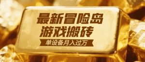 冒险岛游戏搬砖 一组账号月利润9000+-副业严选