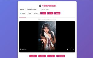 抖音视频播放器源码-副业严选