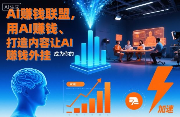 AI賺钱联盟，用AI賺钱、打造内容让AI成为你的賺钱外挂 - 副业严选-副业严选