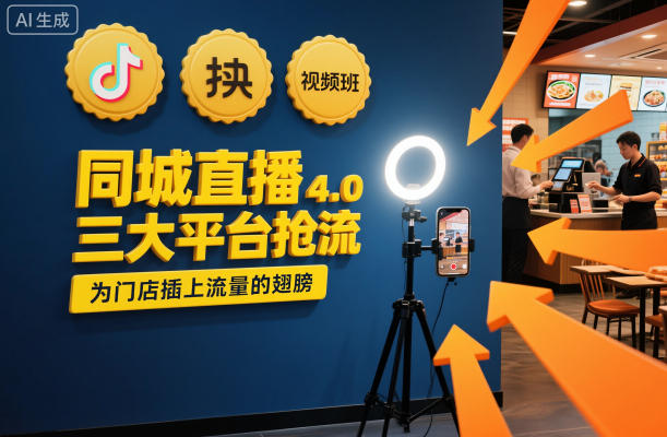 同城直播实操班4.0，三大平台抢流，为门店插上流量的翅膀 - 副业严选-副业严选