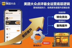 美团大众点评最全运营底层逻辑，落地就能执行，助商家快速提升店铺业绩-副业严选