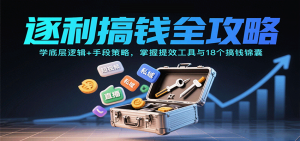 逐利搞钱全攻略：学底层逻辑+手段策略，掌握提效工具与18个搞钱锦囊(更新11月)-副业严选