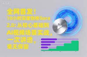 全网首发！10小时深度剖析Sora 2.0：从核心基础到AI视频场景实战，一次讲透，毫无保留-副业严选