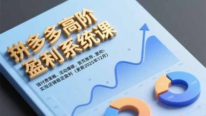 拼多多高阶盈利系统课，强付费策略、活动爆破、首页推荐，实现店铺稳定盈利(更新12月-副业严选