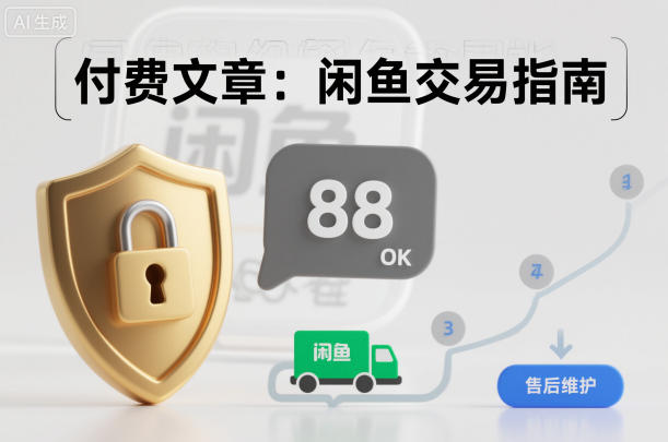 付费文章：闲鱼交易指南，怎么才能降低被坑被马扁的概率 - 副业严选-副业严选