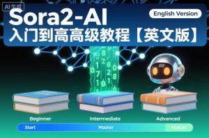 Sora2-AI入门到高级教程【英文版】-副业严选