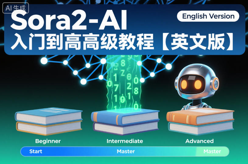 Sora2-AI入门到高级教程【英文版】 - 副业严选-副业严选