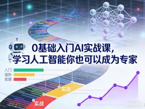 0基础入门AI实战课,学习人工智能你也可以成为专家-副业严选