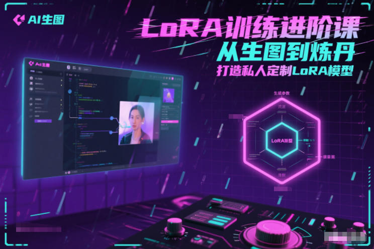 LoRA训练进阶课，从生图到炼丹，打造私人定制LoRA模型 - 副业严选-副业严选