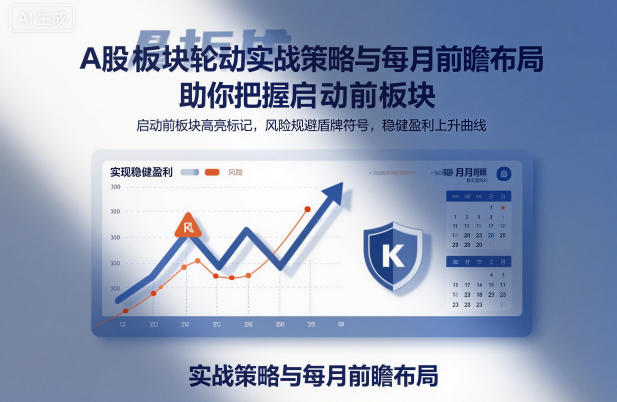 A股板块轮动实战策略与每月前瞻布局，助你把握启动前板块，规避风险，实现稳健盈利 - 副业严选-副业严选