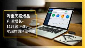 淘宝天猫爆品利润增长-11月线下课,免费流量、付费放大、费比管控,实现店铺利润倍增-副业严选