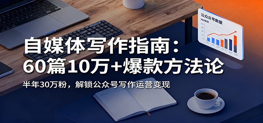 自媒体写作指南：60篇10万+爆款方法论，半年30万粉，解锁公众号写作运营变现 - 副业严选-副业严选