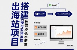 小淘出海站项目，搭建实操与盈利课程，手把手教你用极低成本搭建-副业严选