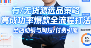 子鹏讲电商·淘宝私家班(更新12月)-副业严选