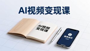 AI视频变现课，学完即可创作短片、接商单，实现副业增收，单项目报价可达千元-副业严选