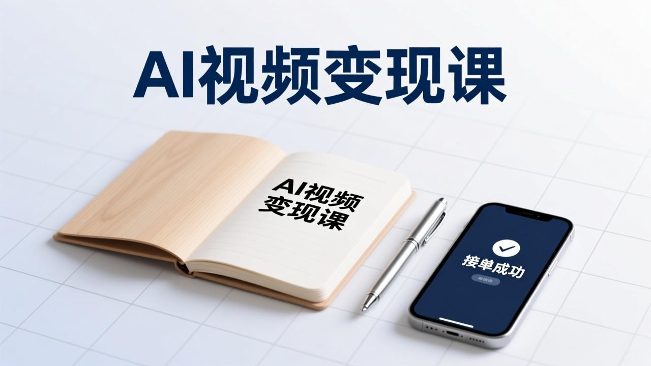 AI视频变现课，学完即可创作短片、接商单，实现副业增收，单项目报价可达千元 - 副业严选-副业严选