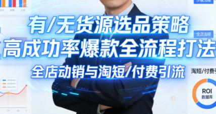 子鹏讲电商·淘宝私家班(更新2026) - 副业严选-副业严选