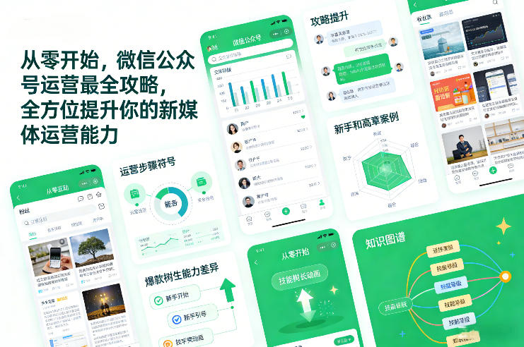 从零开始，微信公众号运营最全攻略，全方位提升你的新媒体运营能力 - 副业严选-副业严选