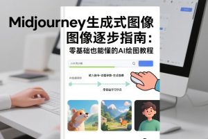 Midjourney生成式图像逐步指南：零基础也能懂的AI绘图教程-副业严选