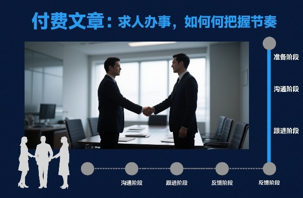 付费文章：求人办事，如何把握节奏 - 副业严选-副业严选