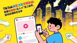 TikTok美区流量变现实战：掌握短视频+达人+广告三板斧，驱动店铺稳定出单-副业严选