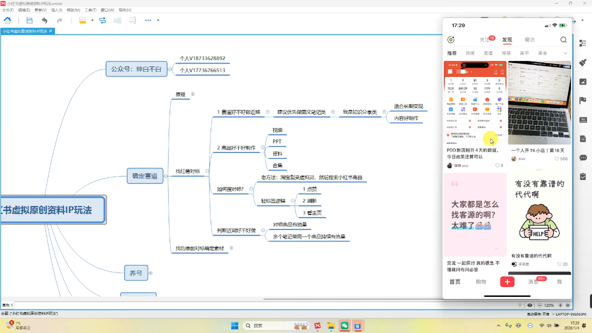 绅白不白·小红书虚拟店铺，IP打法+原创商品(更新2026)