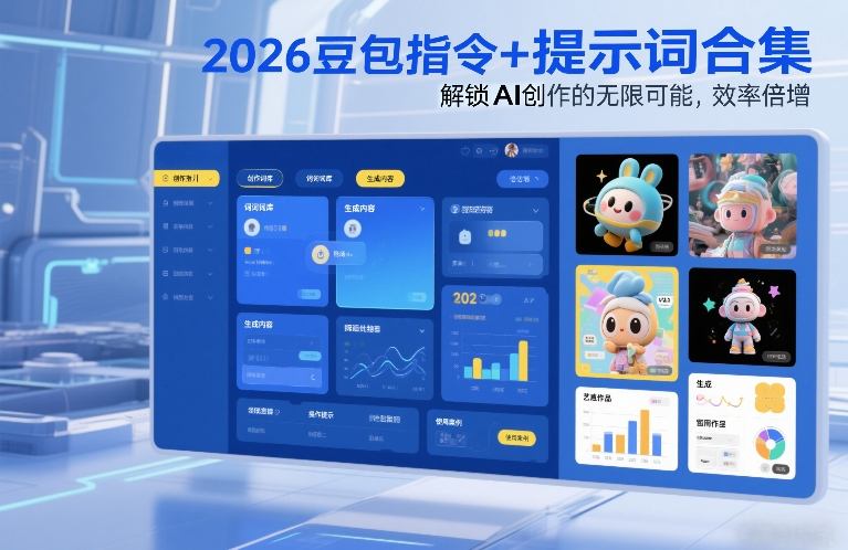 2026豆包指令+提示词合集，解锁AI创作的无限可能，效率倍增 - 副业严选-副业严选
