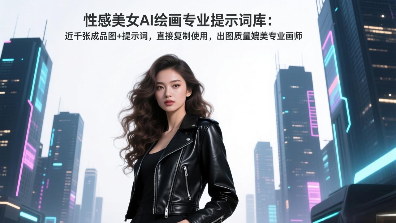 性感美女AI绘画专业提示词库:近千张成品图+提示词,直接复制使用,出图质量媲美专业画师 性感美女AI绘画专业提示词库:近千张成品图+提示词,直接复制使用,出图质量媲美专业画师