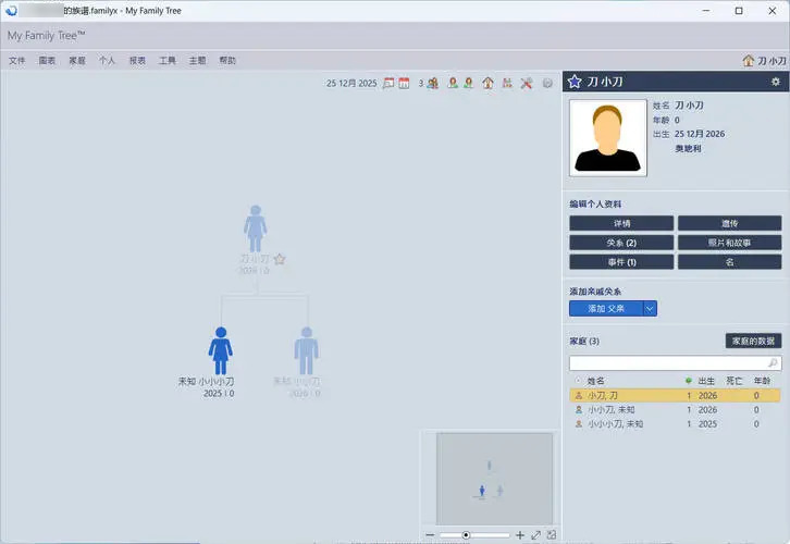 族谱制作工具My Family Tree v16.0.0.0绿色版 - 副业严选-副业严选