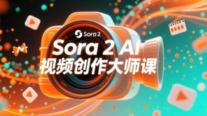 如何利用Sora 2创建流行AI人工智能视频大师班教程：掌握创作全流程，产出百万播放内容-副业严选