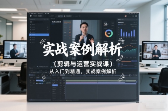 剪辑与运营实战课，从入门到精通，实战案例解析(更新2026) - 副业严选-副业严选