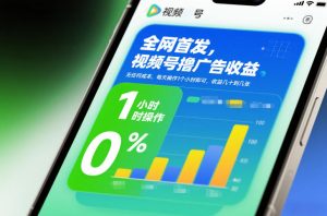 全网首发，视频号撸广告收益，无任何成本，每天操作1个小时即可，收益几十到几张-副业严选