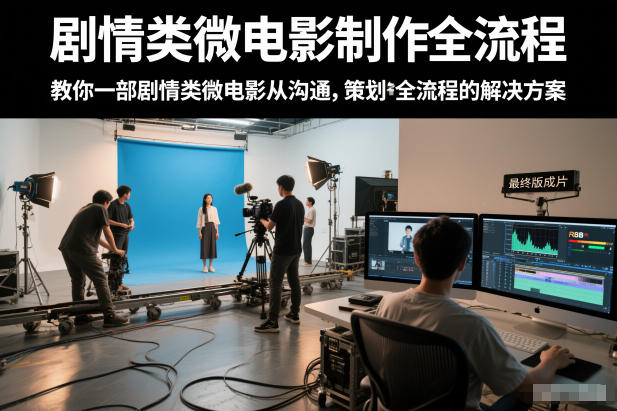 剧情类微电影制作全流程，教你一部剧情类微电影从沟通，策划到拍摄制作全流程的解决方案 - 副业严选-副业严选